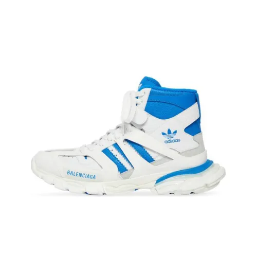 Adidas Originals X Balenciaga Track Forum Casual Shoes Men High-Top White/Blue