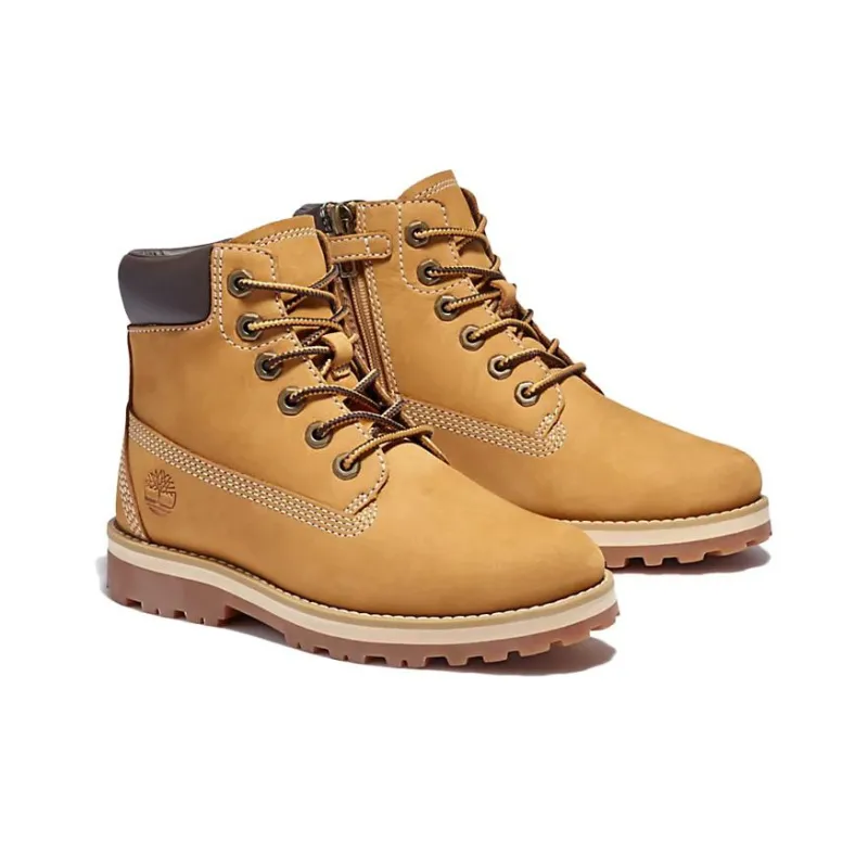 Timberland COURMA Kid 6 Waterproof, Abrasion Resistant Cushioning Ankle Length Outdoor Boots Women's Orange Yellow-3