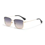 Gold Frame with Gradient Gray Orange Lens