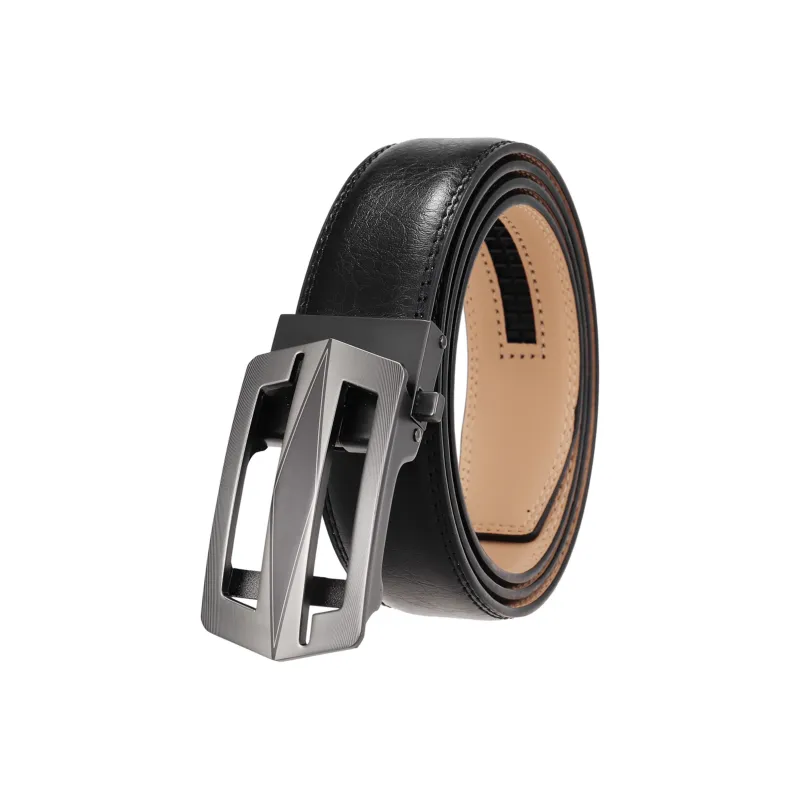 ALIEN BANG Cow Leather Leather Belts Men's 3.5CM-0