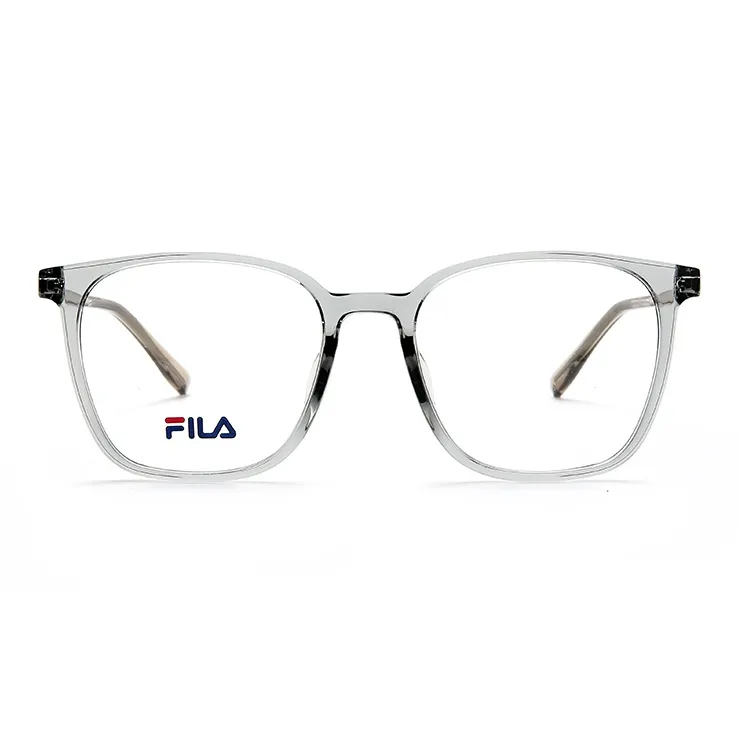 FILA TR/Memory Plastic Square Optical Unisex Black Transparent Frame-1