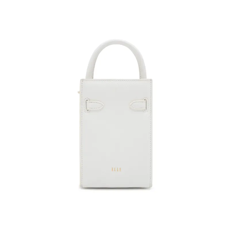 ELLE Handbags White-2