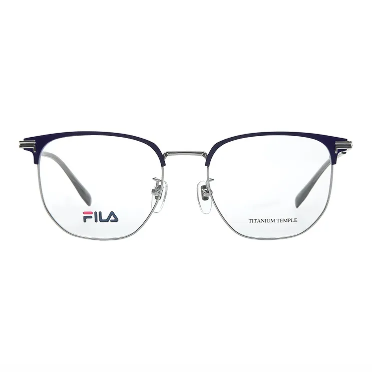FILA Alloy Irregular Shape Eyeglass Frames Unisex Black Frame-4