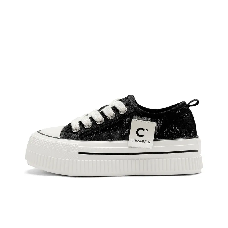 C°BANNER Platform Shoes Women's Ecru-5