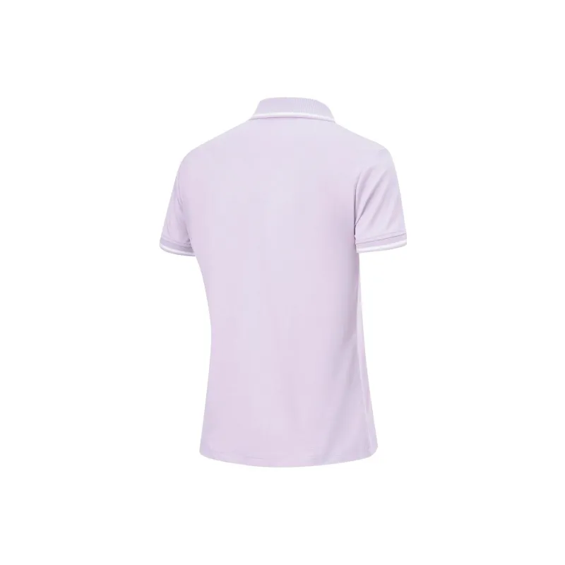 LINING Fitness Series Polo Shirts Women's Silk Purple-1