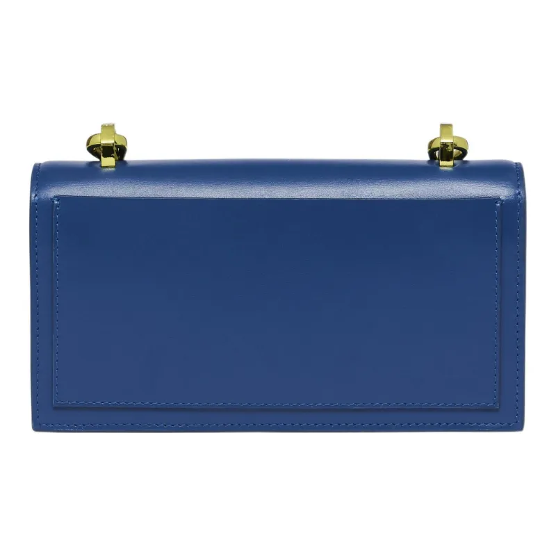 Alexander McQueen Cow Leather Shoulder Bag Crossbody Bag Men's Blue-2