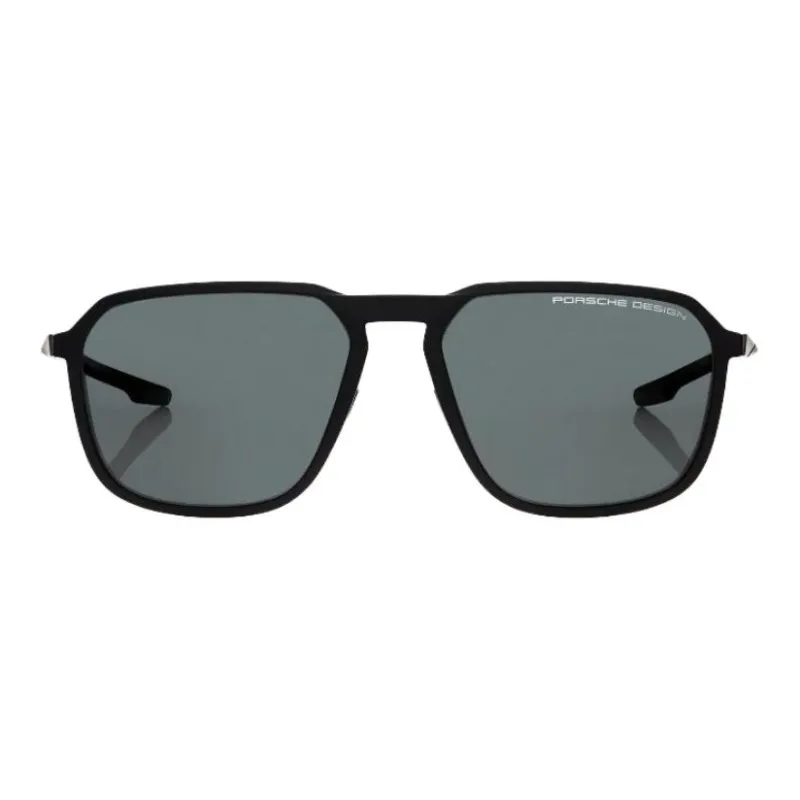 PORSCHE DESIGN Plate Frame Irregular Shape Sunglasses With Polarized Lenses Unisex-1