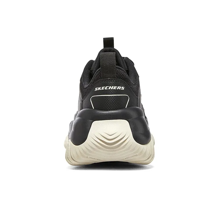 Skechers Rover X Slip-Resistant Low-Top Running Shoes Women's Black Beige-4