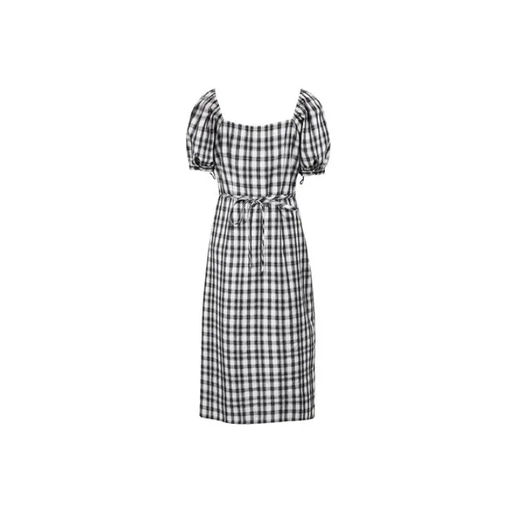3COLOUR Short-Sleeved Dresses Women's Black White-1