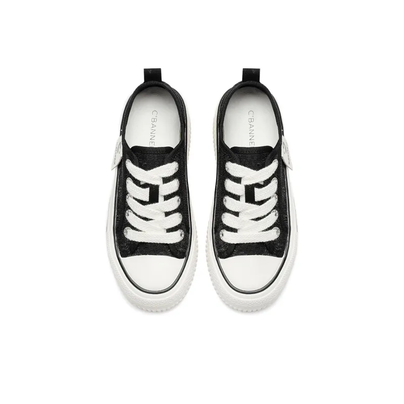 C°BANNER Platform Shoes Women's Ecru-8