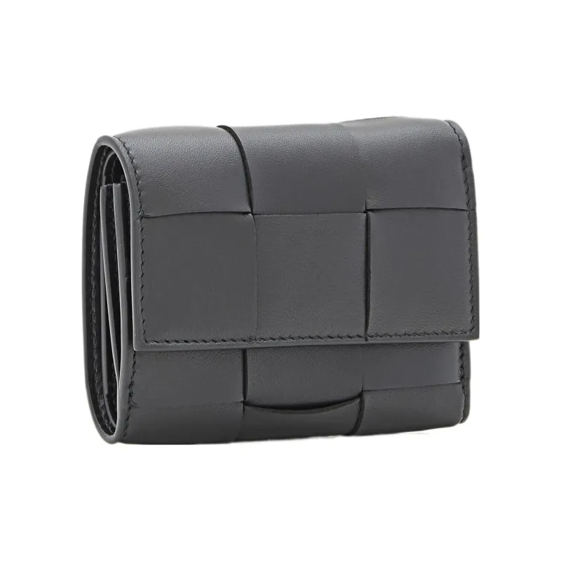 Bottega Veneta Cassette Tri-Fold Zip Wallet-1
