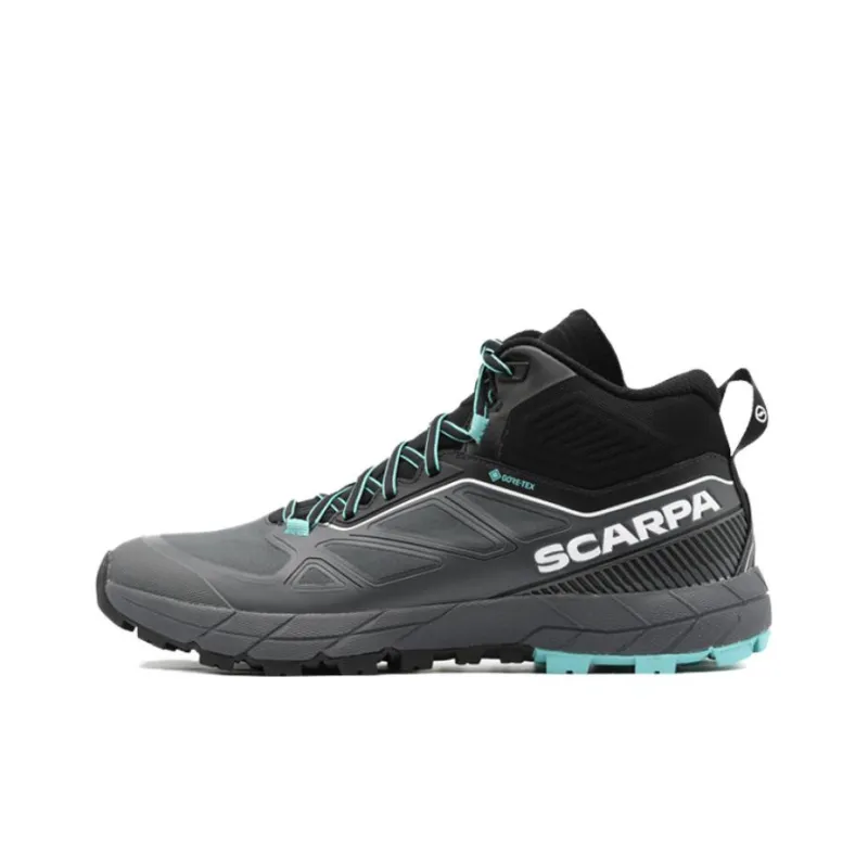 SCARPA RAPID Anti-Slip And Wear-Resistant Water-Resistant Mid-Top Outdoor Shoes Women's Gray-0
