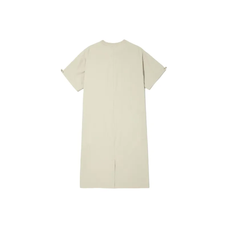 THE NORTH FACE Short Sleeved Dress Women's Beige Yellow-1