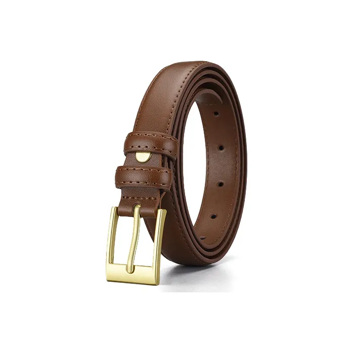 FREE RABBITⅡ Gold Pin Buckle Belt Casual And Versatile Width 2.0cm Women's-2