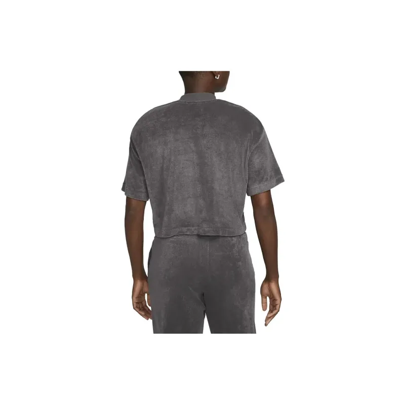 Nike Crop Tops Women's Anthracite-1