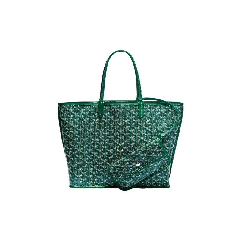 GOYARD Anjou Canvas With Leather Tote Shopping Bag Shoulder Bags Handbags Small Size Unisex 11 Colors-57
