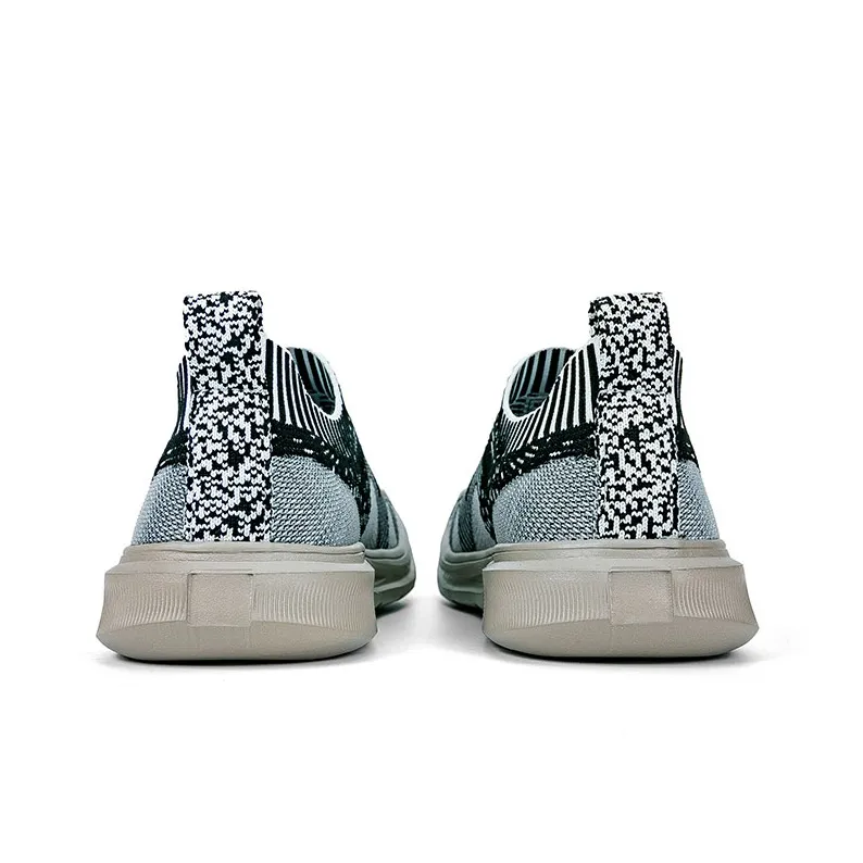 DIEMME Running Shoes Men Low Top Black Gray White-4