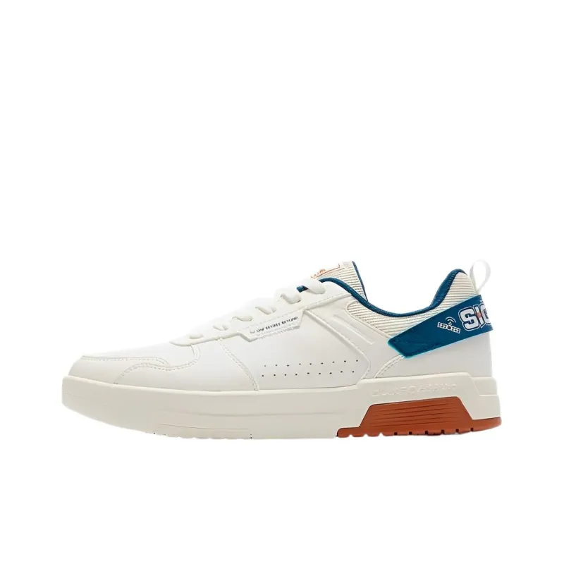 361° Aurora Anti Slip Wear Resistant Low Top Skateboard Shoes Men's Blue White-0