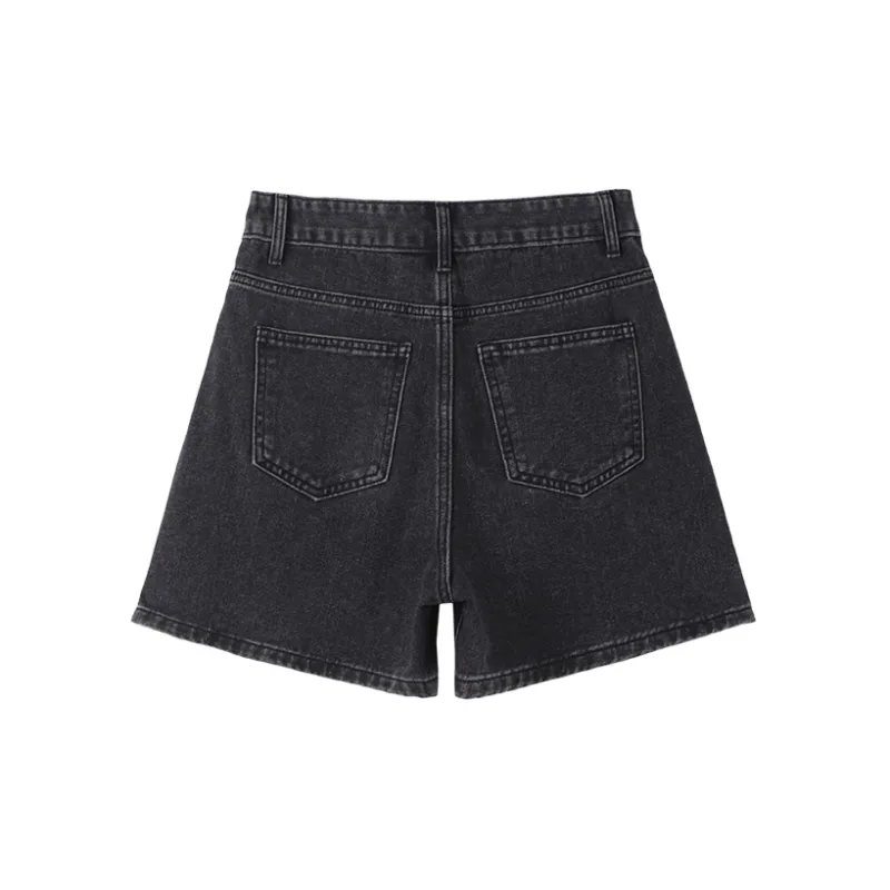 HIPPIEMISS Denim Shorts Women's Black-1
