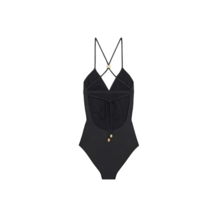 CELINE One Piece Swimsuits Women's Black-1