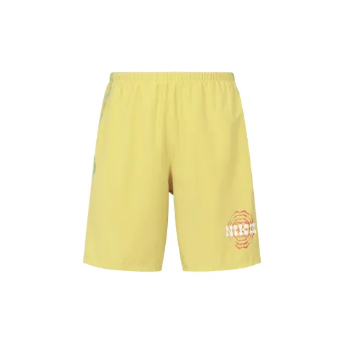 Nike Dri-Fit Casual Shorts Men Yellow