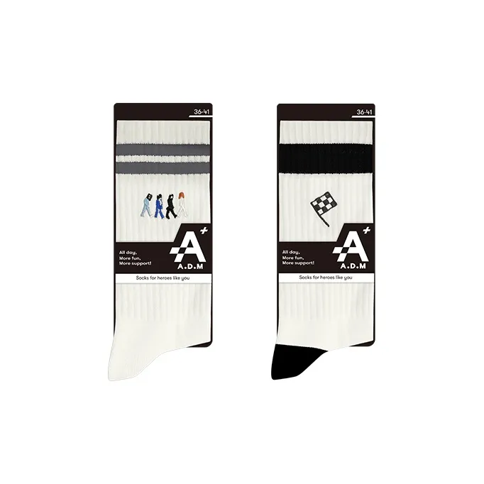 A damunderwear Unisex Mid Calf Socks-1