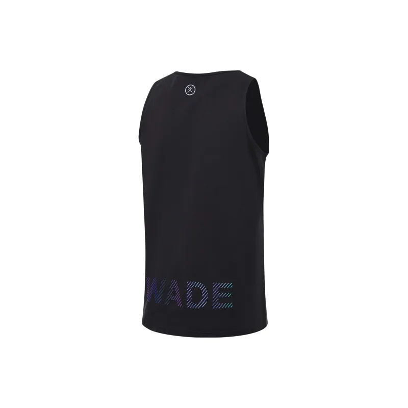 LINING Tank Tops Men Black-1