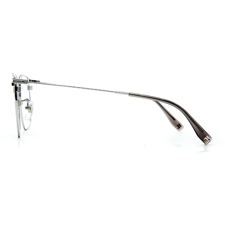 FILA Alloy Irregular Shape Eyeglass Frames Unisex Black Frame-2