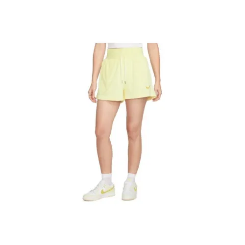 Nike Casual Shorts Women's Light Yellow