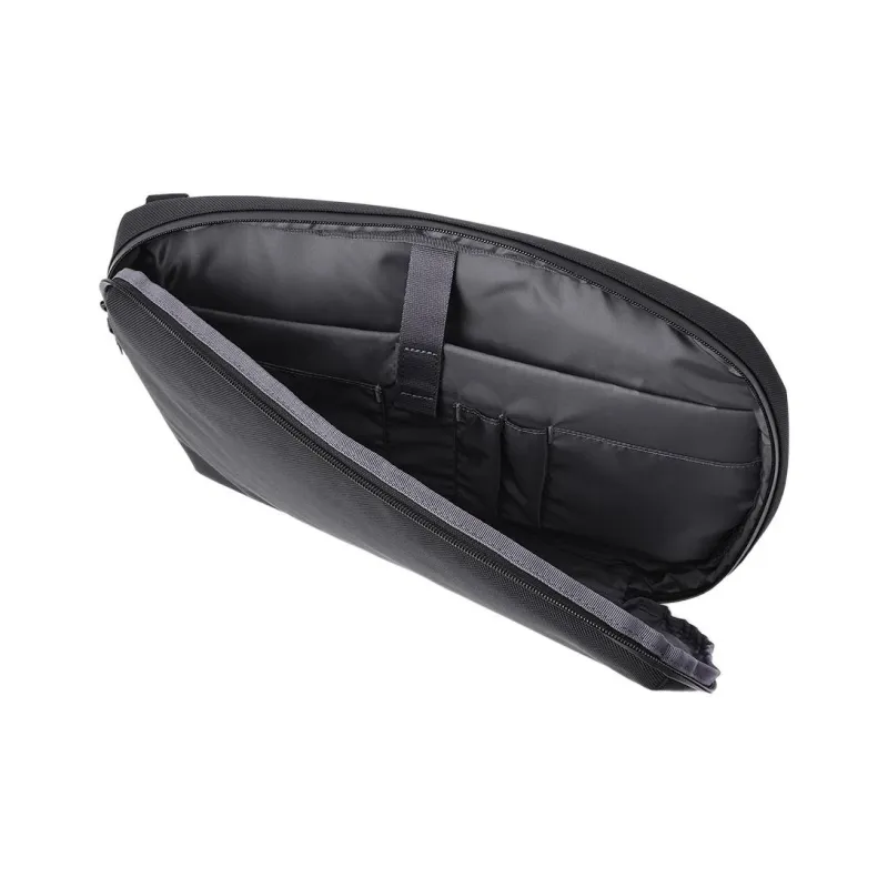 UNIQLO Polyester Polyester Crossbody Bag Backpack Laptop Bag Regular Unisex Black-3