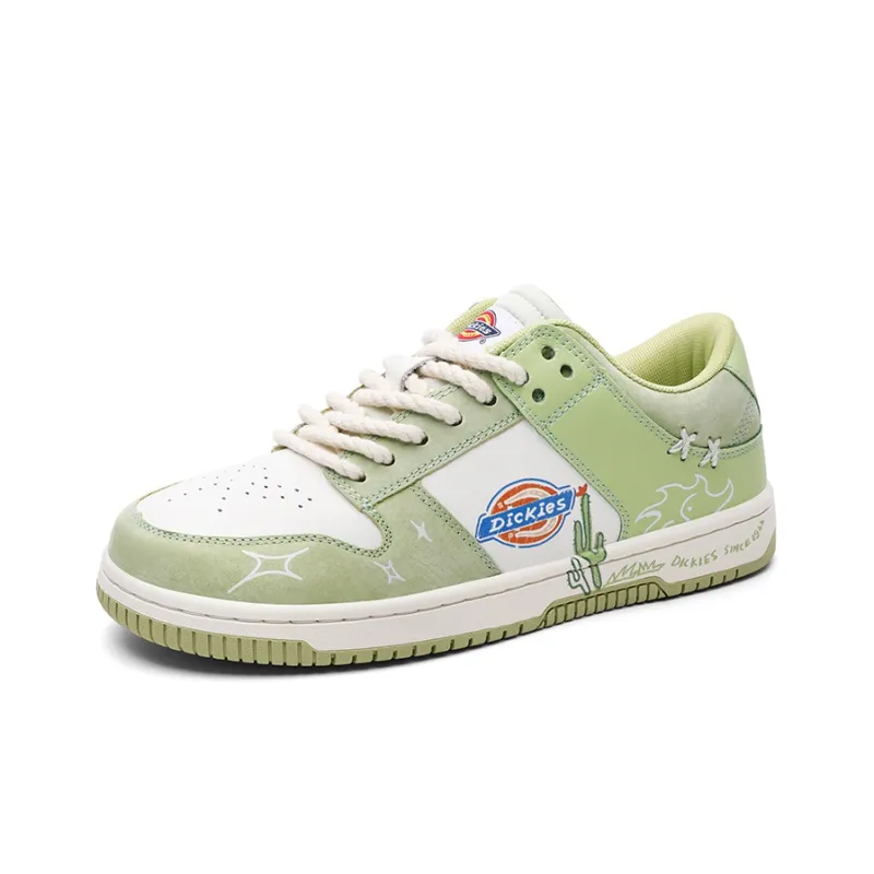 Dickies Abrasion Resistant Lightweight Slip Resistant Low Top Skateboard Shoes Men's Avocado Green-1