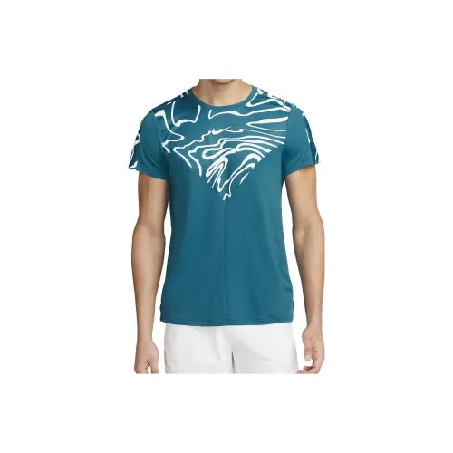 Nike T-Shirts Men Deep Abyss Green