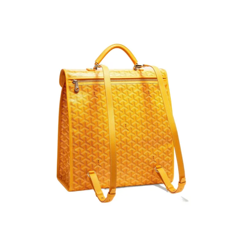 GOYARD Canvas With Calfskin Handbag Backpack Medium Size Unisex 11 Colors-26