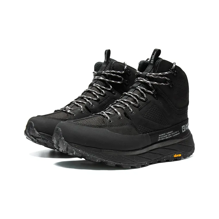 Jack Wolfskin Cushioned Wear-Resistant Breathable High-Top Outdoor Shoes Men's-2