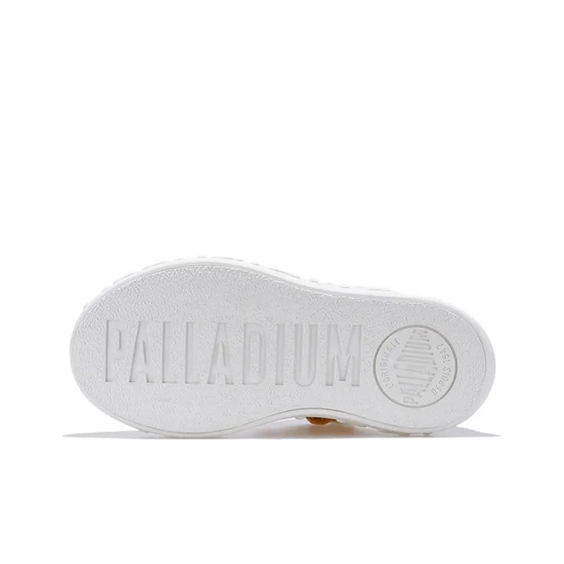 Palladium Durable Breathable Low Top Skateboard Shoes Unisex Sunflower Yellow-5