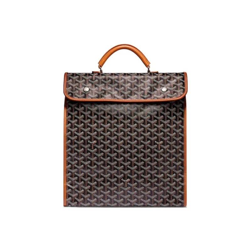 GOYARD Canvas With Calfskin Handbag Backpack Medium Size Unisex 11 Colors-13