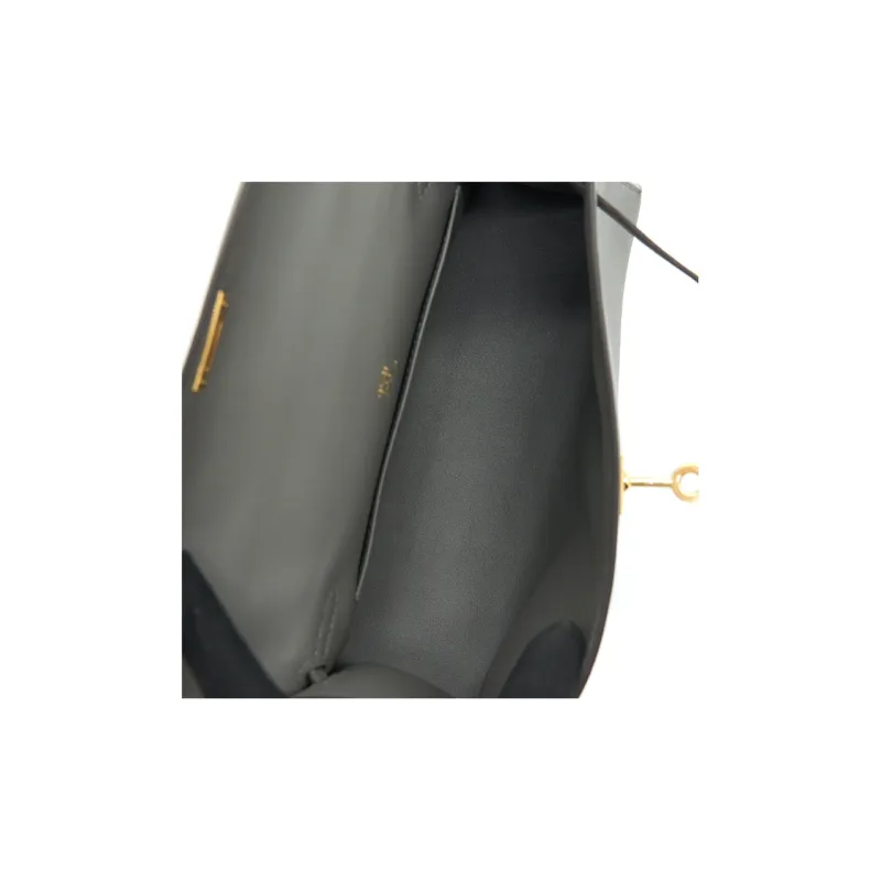 HERMES Mini Kelly Generation 1 Swift Leather Kelly Bag Handbag Regular Women's 0L Grismeyer Rain Cloud Gray-7