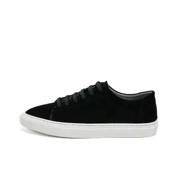 DIEMME Anti Slip Wear Resistant Low Top Skateboard Shoes Men's Black