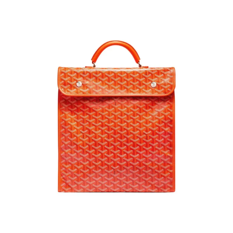 GOYARD Canvas With Calfskin Handbag Backpack Medium Size Unisex 11 Colors-19