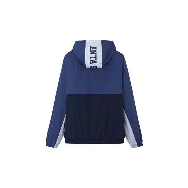 Anta Life Collection Jacket Men's Dark Shadow Blue-1