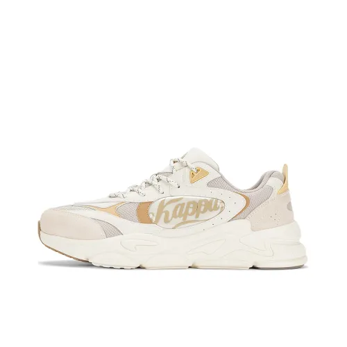Kappa Low Top Sports Casual Shoes Unisex White Gray
