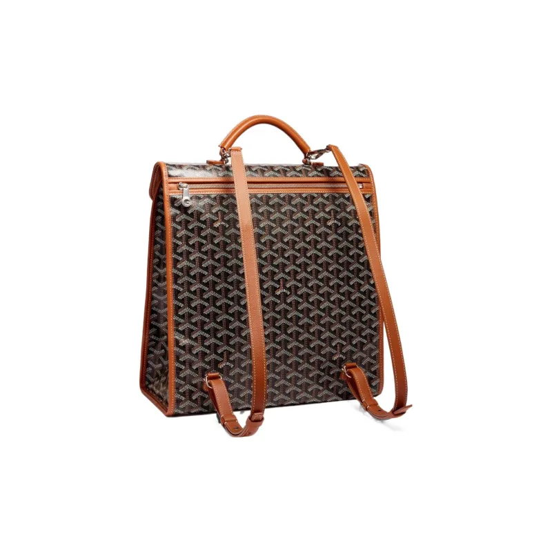 GOYARD Canvas With Calfskin Handbag Backpack Medium Size Unisex 11 Colors-14