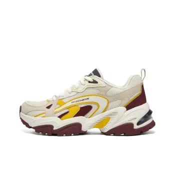 Skechers Stamina V2 'Beige Burgundy' Women's