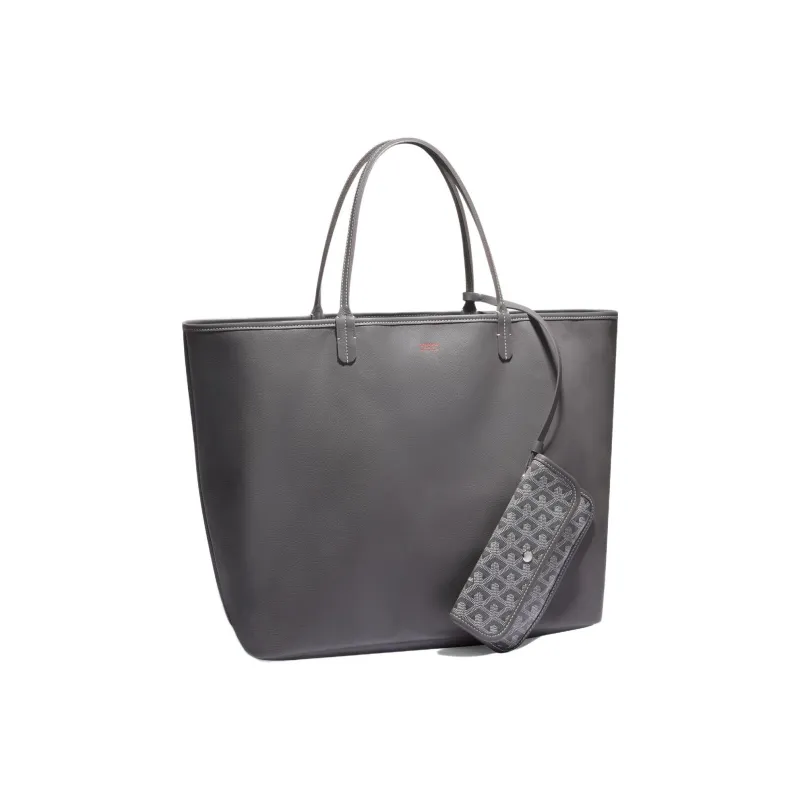 GOYARD Anjou Canvas With Leather Tote Shopping Bag Shoulder Bags Handbags Large Size Unisex 11 Colors-70