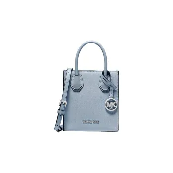 MICHAEL KORS Mercer Leather Tote Bag Portable Crossbody Bag Shoulder Bag Women's Blue