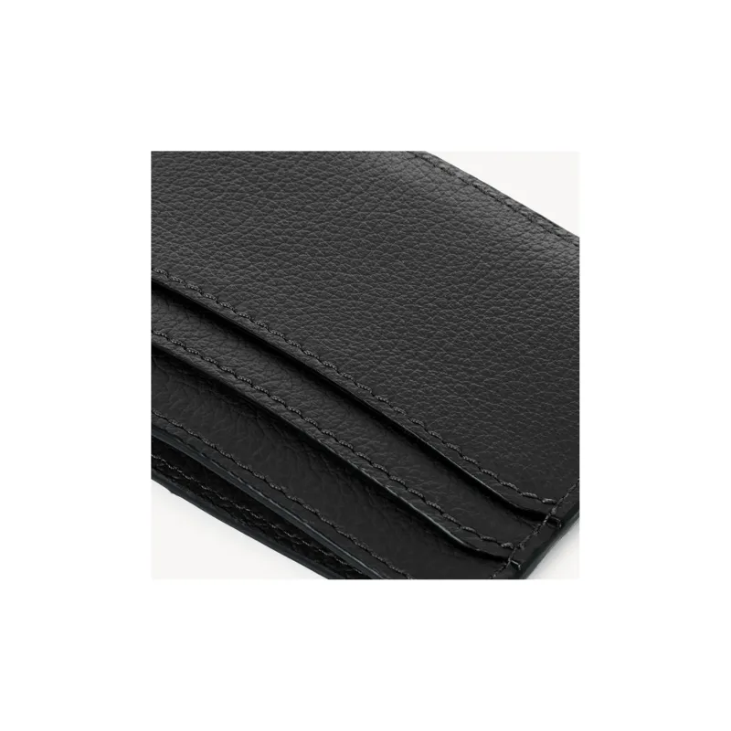 Chloe Marcie Grained Calfskin Card Holder Women's Black-3