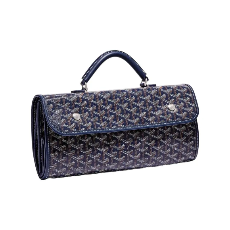 GOYARD Canvas With Calfskin Handbag Backpack Medium Size Unisex 11 Colors-46