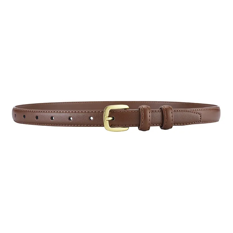 FREE RABBITⅡ Fashion Versatile Jeans Belt Minimalist Style Compatible With Suit Trouser Width 1.8cm Women's-2