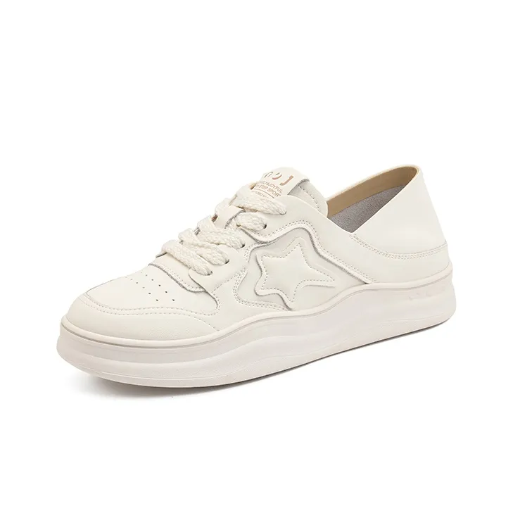 JOSINY Stylish Skateboarding Shoes Women's Ecru-1