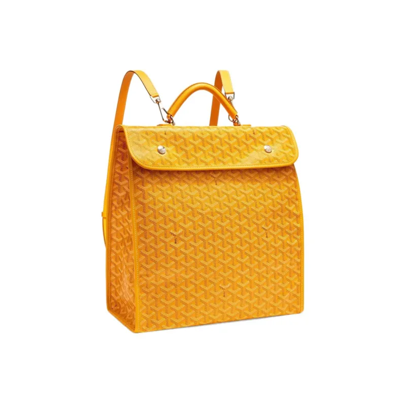 GOYARD Canvas With Calfskin Handbag Backpack Medium Size Unisex 11 Colors-24